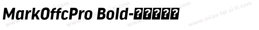 MarkOffcPro Bold字体转换
